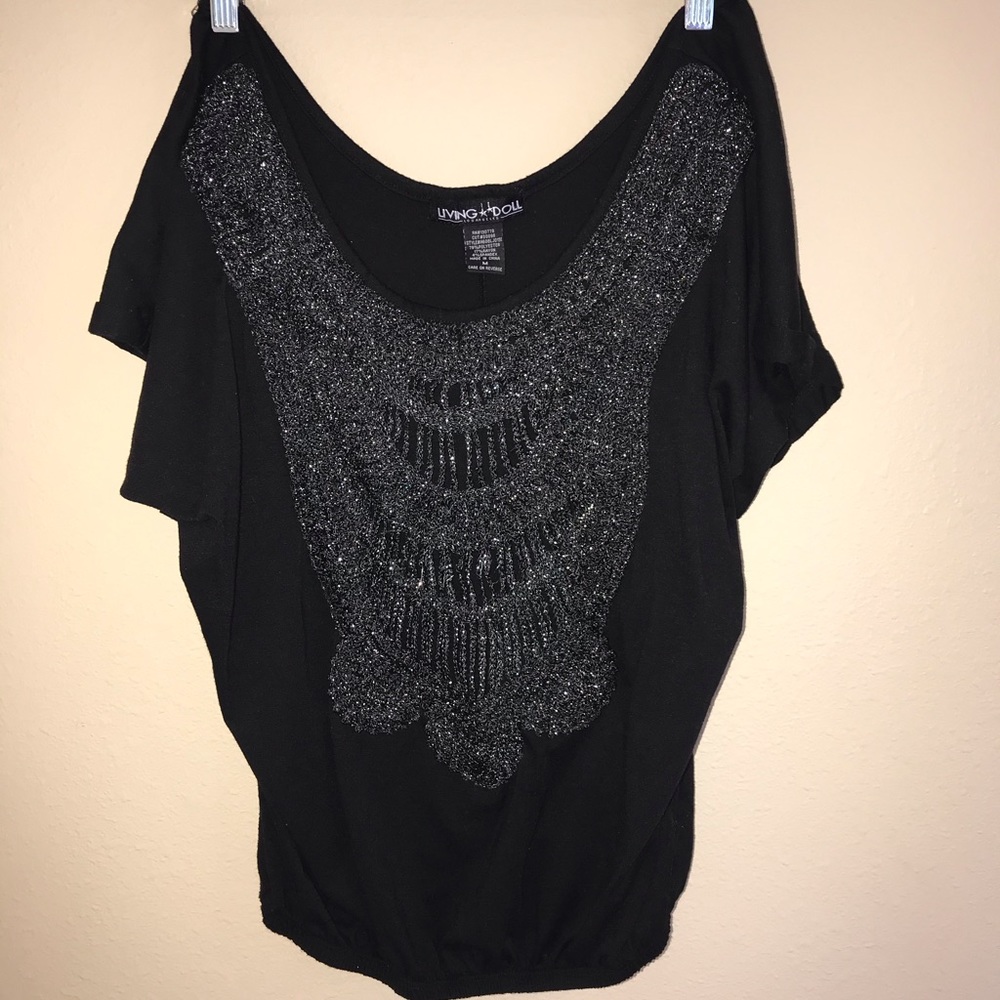 Metallic Blouse🖤